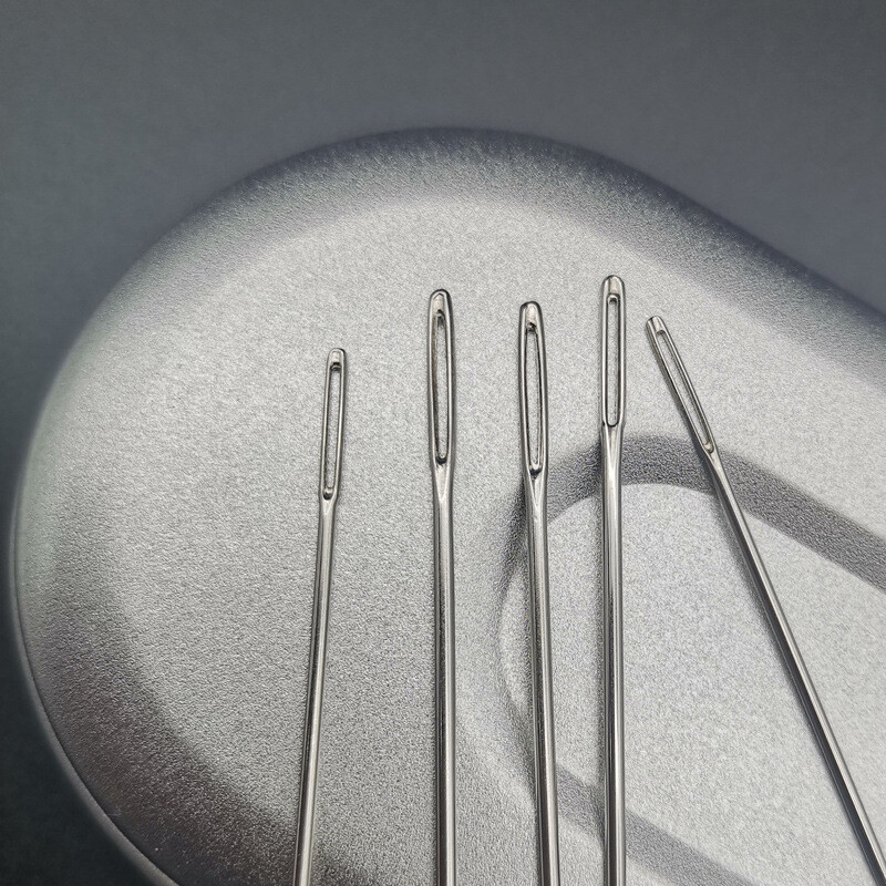 6-15 kom. Igle s velikim ušima Nehrđajući Bodkin vez Križni vez Pređa za pletenje Ručno šivanje Tupa igla DIY alati za rukotvorine