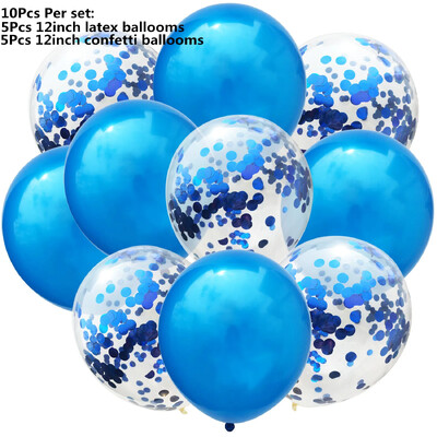 10/14 kom Mix Pink Rose Balloons Heart Star RoseGold Balon Confetti Rođendanska zabava Ukrasite Zračne kuglice za djecu i odrasle Wedding Globos