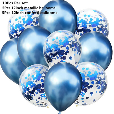 10/14 kom Mix Pink Rose Balloons Heart Star RoseGold Balon Confetti Rođendanska zabava Ukrasite Zračne kuglice za djecu i odrasle Wedding Globos