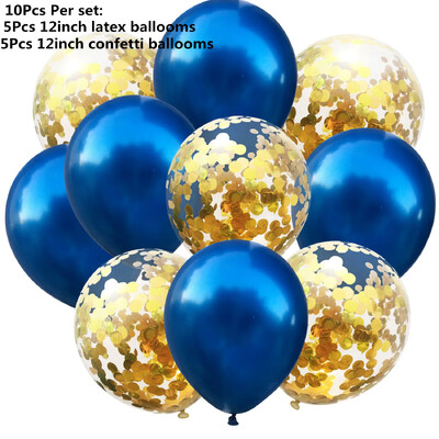 10/14 kom Mix Pink Rose Balloons Heart Star RoseGold Balon Confetti Rođendanska zabava Ukrasite Zračne kuglice za djecu i odrasle Wedding Globos