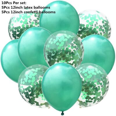 10/14 kom Mix Pink Rose Balloons Heart Star RoseGold Balon Confetti Rođendanska zabava Ukrasite Zračne kuglice za djecu i odrasle Wedding Globos