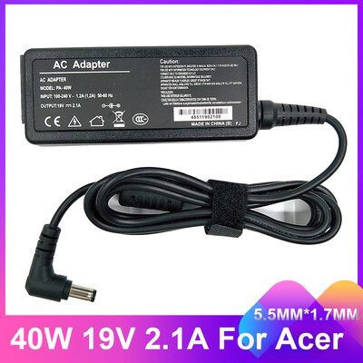 19V 2.1A 40W 5.5*1.7mm AC adapter prijenosno računalo punjač za prijenosno računalo za Acer Aspire D270 D257 D255 napajanje za prijenosno računalo adapter