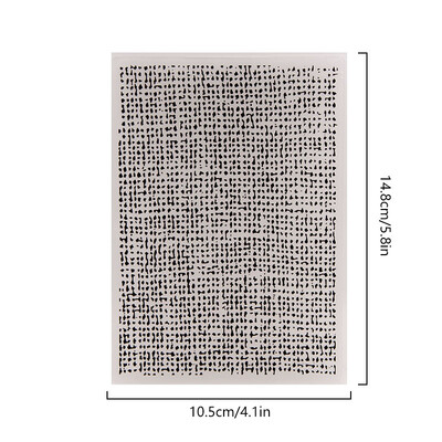 1 bucăți dosar de gofrare din plastic 3D transparent cu geometrie de flori, plăci de gofrare cu textura pentru decorarea DIY pentru albume de însemnări