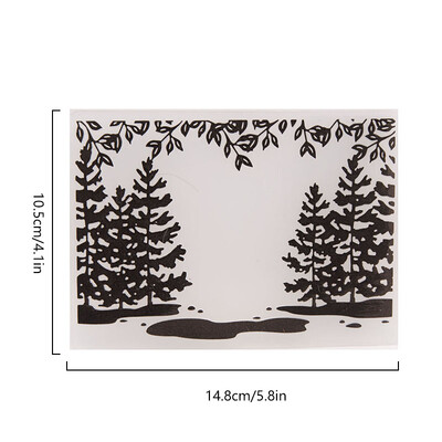 1 bucăți dosar de gofrare din plastic 3D transparent cu geometrie de flori, plăci de gofrare cu textura pentru decorarea DIY pentru albume de însemnări