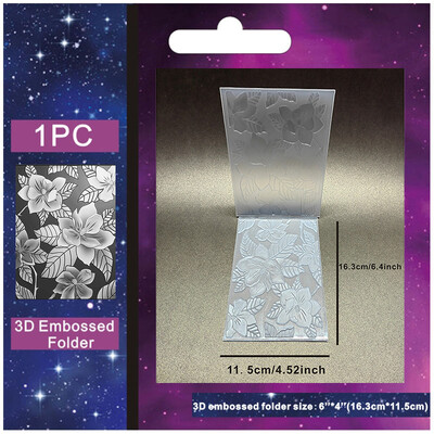 2024 Nový 3D priečinok na reliéfnu tlač s ružami, nástroje na scrapbooking, šablóny, materiály, DIY remeselné potreby, fotoalbum, dekorácia, pozadie, výroba