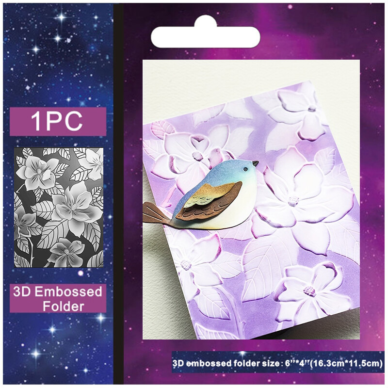 2024 Nový 3D priečinok na reliéfnu tlač s ružami, nástroje na scrapbooking, šablóny, materiály, DIY remeselné potreby, fotoalbum, dekorácia, pozadie, výroba