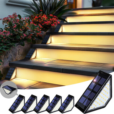 Lumini solare pentru punte Lumini pentru gard Lumini pentru trepte în aer liber Lumini solare rezistente la apă pentru balustradă Scări Gard trepte Curte Terasă și alee