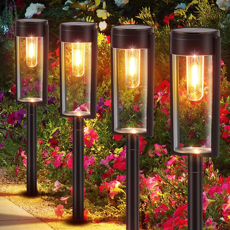 Solárne svetlá na chodníky Vonkajšie solárne záhradné lampy na chodníky Vodotesné krajinné svetlá Chodník Príjazdová cesta Trávnik Terasa Záhradná dekorácia