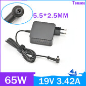 19V 3.42A 5.5x2.5mm 65W AC адаптер за лаптоп зарядно за Asus X401A X550C A450C Y481 X501LA X551C V85 A52F X555