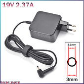 19V 2,37A 45W 3,0*1,1MM adaptér/nabíjačka pre notebook Acer Aspire S7 391 V3-371 Switch12 PA-1450-26 A13-045N2A 547H Chromebook 11
