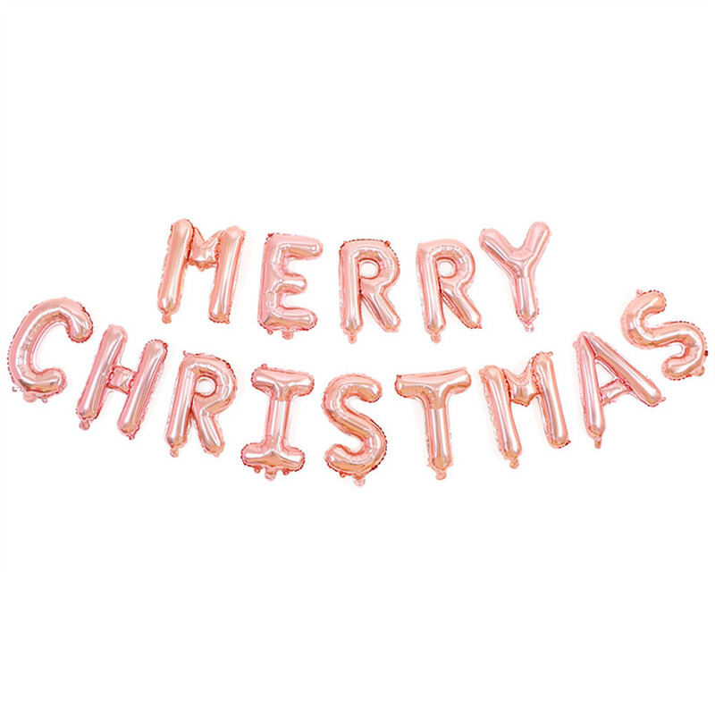 16 colių Linksmų Kalėdų laiškų folijos balionas Spalvinga raidžių baliono vėliavėlė, skirta namų dekoravimui 2024 m. Dovanos Laimingų Naujųjų 2025 m.