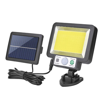 4 ks LED delené solárne nástenné svietidlo, vonkajšie vodotesné, so senzorom pohybu, indukčná lampa, vonkajšia záhrada, ulica, nádvorie, ulička, veranda, svetlo