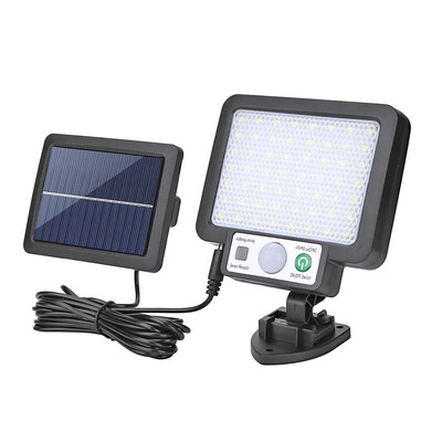4 ks LED delené solárne nástenné svietidlo, vonkajšie vodotesné, so senzorom pohybu, indukčná lampa, vonkajšia záhrada, ulica, nádvorie, ulička, veranda, svetlo