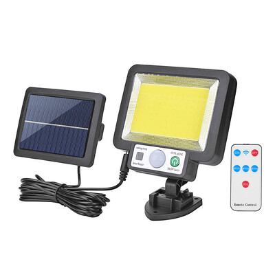 4 ks LED delené solárne nástenné svietidlo, vonkajšie vodotesné, so senzorom pohybu, indukčná lampa, vonkajšia záhrada, ulica, nádvorie, ulička, veranda, svetlo