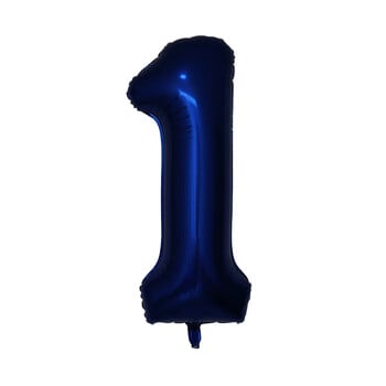 40 ιντσών Navy Blue Number Balloon Digital 0 έως 9 μπαλόνια ηλίου Διακόσμηση για πάρτι γενεθλίων Φουσκωτό μπαλόνι αέρα για γάμους