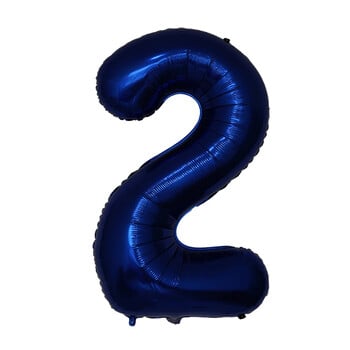 40 ιντσών Navy Blue Number Balloon Digital 0 έως 9 μπαλόνια ηλίου Διακόσμηση για πάρτι γενεθλίων Φουσκωτό μπαλόνι αέρα για γάμους