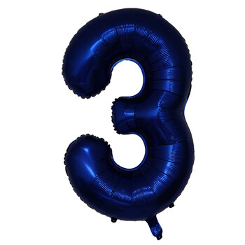 40 ιντσών Navy Blue Number Balloon Digital 0 έως 9 μπαλόνια ηλίου Διακόσμηση για πάρτι γενεθλίων Φουσκωτό μπαλόνι αέρα για γάμους