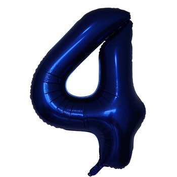 40 ιντσών Navy Blue Number Balloon Digital 0 έως 9 μπαλόνια ηλίου Διακόσμηση για πάρτι γενεθλίων Φουσκωτό μπαλόνι αέρα για γάμους