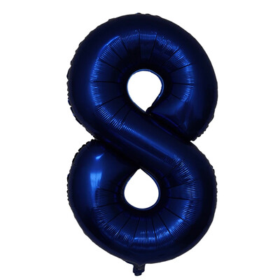 40 inčni mornarsko plavi balon s brojevima, digitalni 0 do 9 helijskih balona, ukrasi za rođendansku zabavu, zračni balon na napuhavanje, pribor za vjenčanje