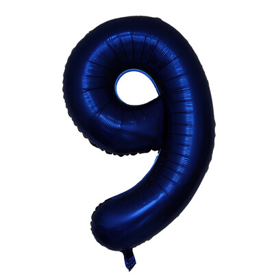 40 inčni mornarsko plavi balon s brojevima, digitalni 0 do 9 helijskih balona, ukrasi za rođendansku zabavu, zračni balon na napuhavanje, pribor za vjenčanje