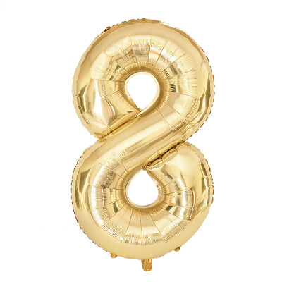 Zlatni baloni s brojevima 40 inčni folijski balon Odrasla djeca Rođendanska dekoracija za godišnjicu Zlatni 0 1 2 3 4 5 6 7 8 9 Balon