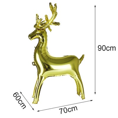 Karácsonyi Mylar léggömbök Óriási nagy karácsonyi Mikulás Hóember fóliás lufi karácsonyi újévi karácsonyi parti dekorációkhoz