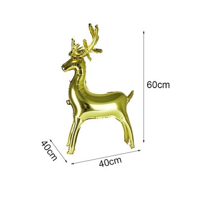 Karácsonyi Mylar léggömbök Óriási nagy karácsonyi Mikulás Hóember fóliás lufi karácsonyi újévi karácsonyi parti dekorációkhoz