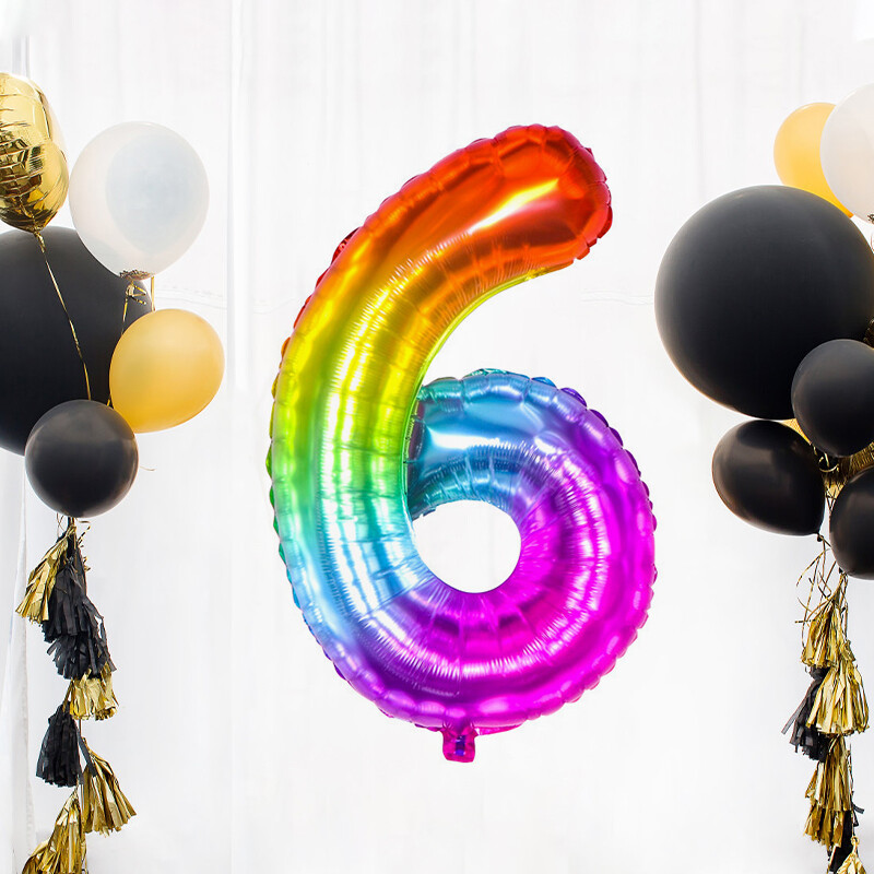 Baloni od aluminijske folije s brojevima od 40 inča 0 1 2 3 4 5 6 7 8 9 godina Baloni za djecu, odrasle Rođendanske dekoracije za vjenčanje Potrepštine za zabavu