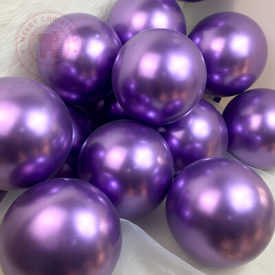 5–12 collu metāla hroma balons dzimšanas dienas ballītes kāzu dekorēšanai Globos sudraba zelts Sarkans zils violets metālisks balons