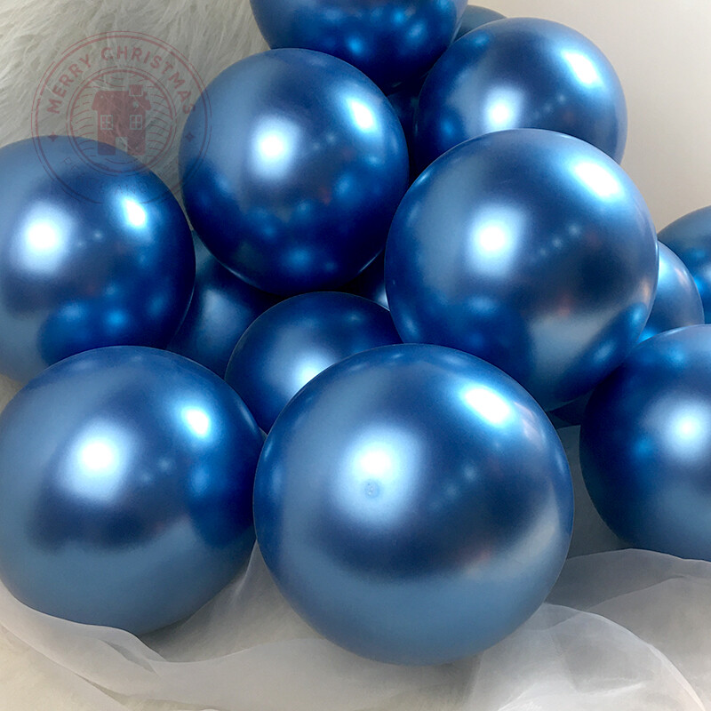 5–12 collu metāla hroma balons dzimšanas dienas ballītes kāzu dekorēšanai Globos sudraba zelts Sarkans zils violets metālisks balons