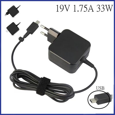 19V 1.75A 33W Micro-USB AC adapter Napajanje Punjač za prijenosno računalo za Asus ADP-33AW A EXA1206UH X205 X205T X205TA C201 C201P C201PA