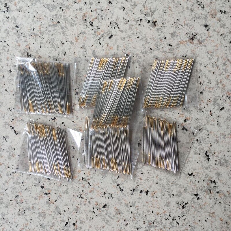 Igle za ubod križa Tupi zlatni repovi za šivanje Pribor za ručni rad s perlama Alati za vezenje #22 #24 #26 14CT 11CT 100 komada