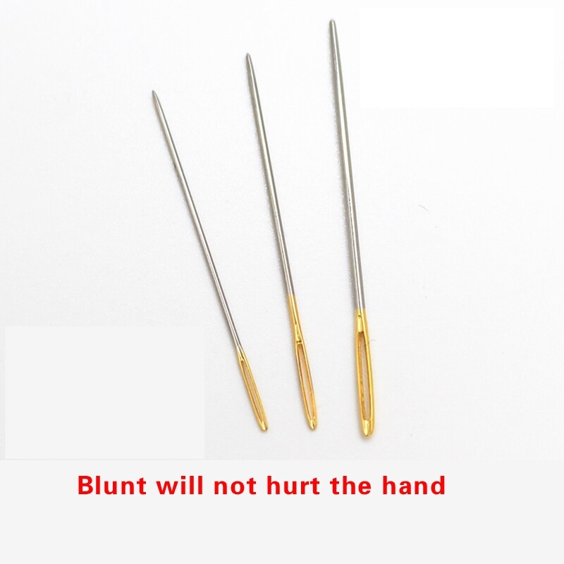 Igle za ubod križa Tupi zlatni repovi za šivanje Pribor za ručni rad s perlama Alati za vezenje #22 #24 #26 14CT 11CT 100 komada