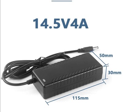 14,5 V lülitustoiteallika vahelduvvoolu alalisvooluadapter 14,5 V 4A 5A 6A 58 W 72,5 W 87 W adapteri laadija