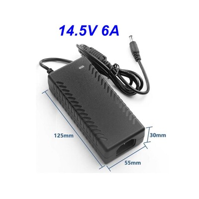 14,5 V lülitustoiteallika vahelduvvoolu alalisvooluadapter 14,5 V 4A 5A 6A 58 W 72,5 W 87 W adapteri laadija
