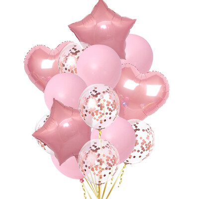 14/10db Arany Sliver Latex Szív Valentin Napi Lufi Fémes Nem Reveal Globos Baby Shower Esküvői Születésnapi Party Dekor