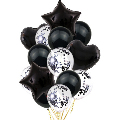 14/10db Arany Sliver Latex Szív Valentin Napi Lufi Fémes Nem Reveal Globos Baby Shower Esküvői Születésnapi Party Dekor