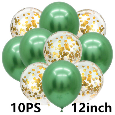 14/10db Arany Sliver Latex Szív Valentin Napi Lufi Fémes Nem Reveal Globos Baby Shower Esküvői Születésnapi Party Dekor