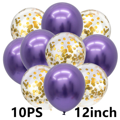 14/10db Arany Sliver Latex Szív Valentin Napi Lufi Fémes Nem Reveal Globos Baby Shower Esküvői Születésnapi Party Dekor