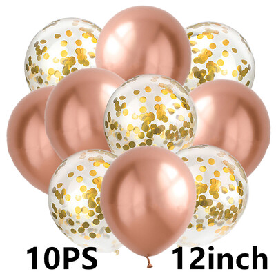 14/10db Arany Sliver Latex Szív Valentin Napi Lufi Fémes Nem Reveal Globos Baby Shower Esküvői Születésnapi Party Dekor