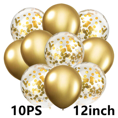 14/10db Arany Sliver Latex Szív Valentin Napi Lufi Fémes Nem Reveal Globos Baby Shower Esküvői Születésnapi Party Dekor