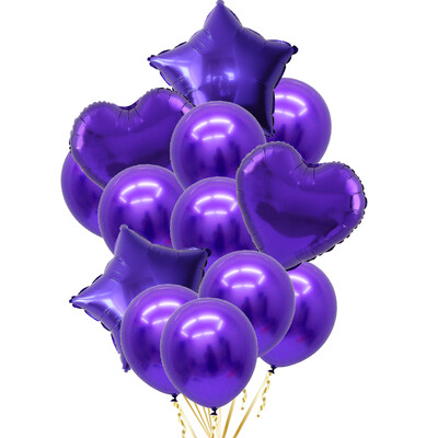 14/10db Arany Sliver Latex Szív Valentin Napi Lufi Fémes Nem Reveal Globos Baby Shower Esküvői Születésnapi Party Dekor