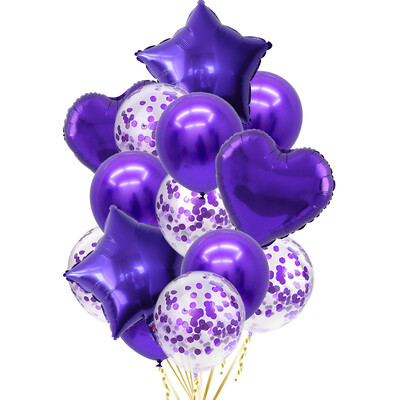 14/10db Arany Sliver Latex Szív Valentin Napi Lufi Fémes Nem Reveal Globos Baby Shower Esküvői Születésnapi Party Dekor