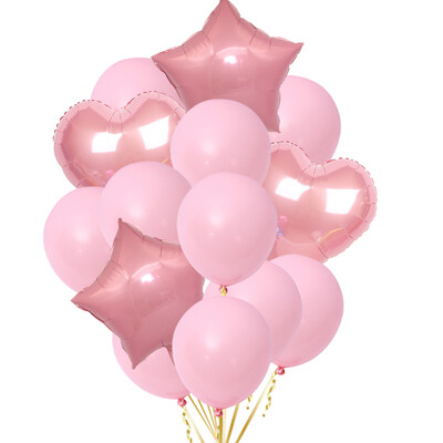 14/10db Arany Sliver Latex Szív Valentin Napi Lufi Fémes Nem Reveal Globos Baby Shower Esküvői Születésnapi Party Dekor