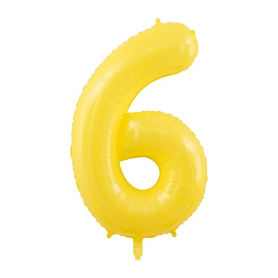 40 collu dzeltens skaitļa motīva balons 1 2 3 4 5 6 7 8 9 0 Mazuļa baloni Daudz laimes dzimšanas dienā Baloni Pīle Dzeltenais Balons Dienas Hēlija Balons