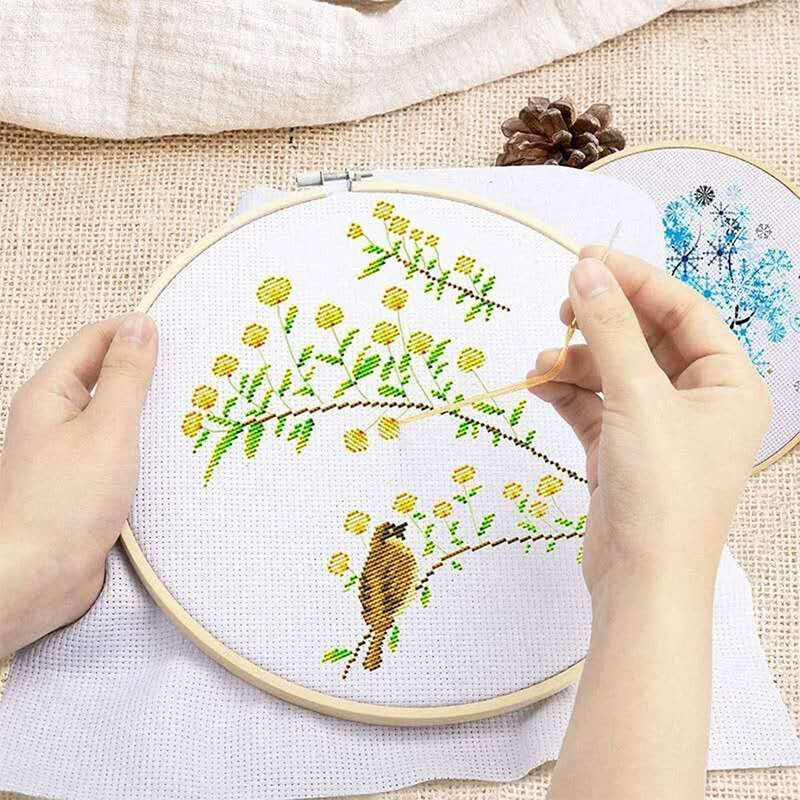 30db 22# 24# 26# keresztszemes tű Arany farkú tű tompa hímző tű keresztszemes kézimunka szerszám