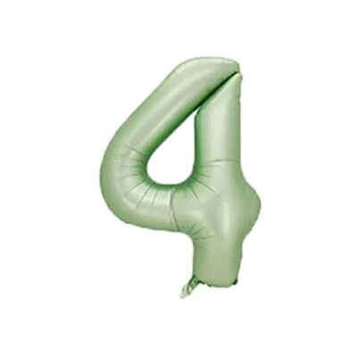 40 hüvelykes Vintage zöld szám léggömb 18 hüvelykes szív léggömbök 30 40 50 60 70 értékű boldog születésnapi parti dekorációhoz barkácsolás otthoni kellékek