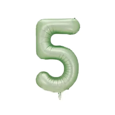 40 hüvelykes Vintage zöld szám léggömb 18 hüvelykes szív léggömbök 30 40 50 60 70 értékű boldog születésnapi parti dekorációhoz barkácsolás otthoni kellékek