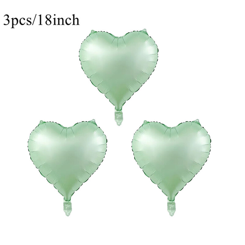 40 hüvelykes Vintage zöld szám léggömb 18 hüvelykes szív léggömbök 30 40 50 60 70 értékű boldog születésnapi parti dekorációhoz barkácsolás otthoni kellékek