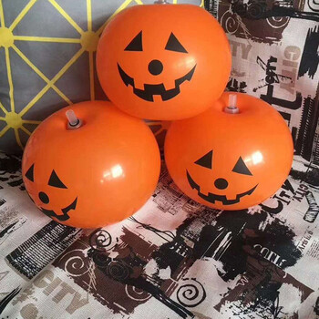 12 ιντσών 5 τμχ Halloween Latex Balloons Pumpkin Ghost Balloons Halloween Decorations Home Outdoor Halloween Pumpkin Decor